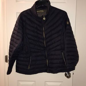 Michael  kors packable down fill jacket, Navy 3x
